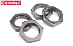 HPI102216 Wheel nut Gun-Metal Ø24 mm, 4 pcs