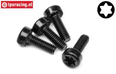 HPI15455 Torx Pan head screw M4-L12 mm, 4 pcs.