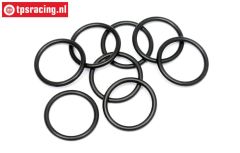 HPI75072 O-ring Shock adjustment ring, 8 st.