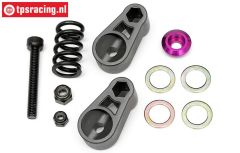 HPI85466 Servo saver, Purple, Set