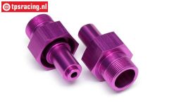HPI86465 Wheel axle front, Purple, 2 st.