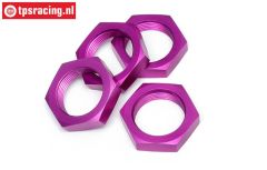 HPI86468 Wheel nut Purple Ø24 mm, 4 pcs