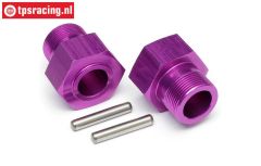 HPI86469 Wheel carrier rear Purple, 2 pcs.