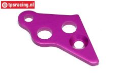 HPI87431 Engine mount brace left Purple, 1 pc.
