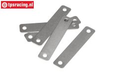 HPI87437 Brake lining shims D0,4 mm, 5 pcs.