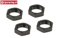TPS102216 Wheel nut Black HPI-Rovan Ø24, 4 pcs.