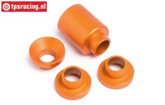 HPI87555 Spacer Clutch bell holder Orange, Set