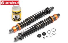 HPI87562 Shock rear VVC/HD, Orange, 2 pcs.