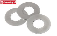 HPI87577 Steel lining Slipper clutch, 3 pcs.