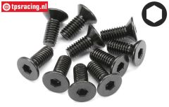 HPI94529 Countersunk Head Screw M4-L10 mm, 10 pcs
