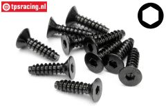 TPS94631 Countersunk Self tapping screw Ø4-L15 mm, 10 pcs.