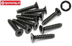 HPI94633 Countersunk tapping screw Ø4-L20 mm, 10 pcs.