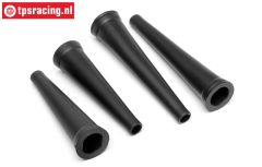 TPS86443 HPI Baja Shock Boots front-rear, 4 pcs.