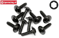 HPIZ562 Self tapping-flanged screw Ø2,6-L10 mm, 10 pcs.