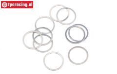 HPIZ892 Shim Washer Ø10-Ø12-H0,2 mm, 10 pcs