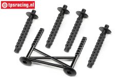 LOS241050 Rear body support LMT Black, Set
