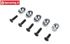 LOS-4154 LOSI 5IVE-TG Engine mount plates 19,5/67T, 5 pcs.