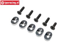 LOS-4156 LOSI 5IVE-TG Engine mount plates 18/67T, 5 pcs.