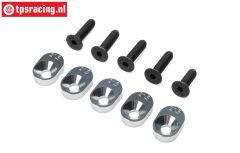 LOS-4161 LOSI 5IVE-TG Engine mount plates 20,5/67T, 5 pcs.