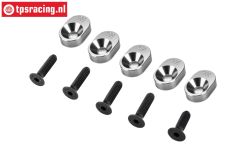 LOS-4165 LOSI 5IVE-TG Engine mount plates 22/67T, 5 pcs.