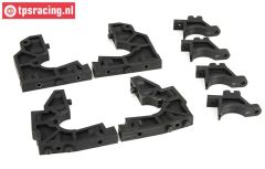 LOS251016 Bulk head front/rear DBXL-MTXL, Set