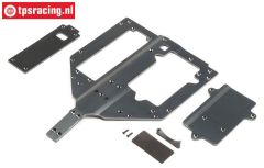 LOS251083 Chassis-Battery-Motor cover SRR-SBR 2.0, set