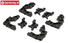 LOS251102 LOSI DBXL 2.0-E Bulkhead front/rear, Set