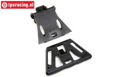 LOS251106 Front Skid plate with Brace SBR 2.0, Set