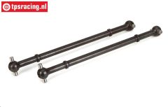 LOS252001 Rear Driving axle DBXL, 2 pcs.