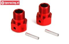 LOS252012 DBXL Wheel Carrier Red, 2 pcs.