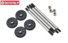 LOS253005 Shock rod DBXL-MTXL, Set
