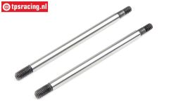 LOS253025 Shock rod front Super Rock Rey, 2 pcs.