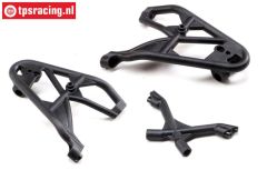 LOS254062 Front Shock tower Super Rock Rey, Set