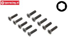 TLR235003 Countersunk head screw M2,5-L6 mm, 10 pcs.
