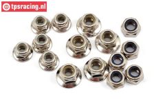 LOS256000 Lock Nut M4-M5, 15 pcs.