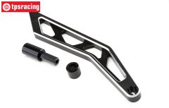 LOS351005 Chassis brace rear black, LOSI MTXL, 1 pc.