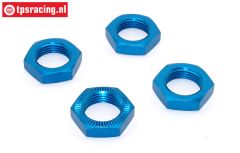 TPSB3227/04 Alu-Wheel nut Bleu 25 mm, 4 pcs.