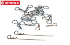 LOSB5800 Body-RC-Box clips LOSI 5T-BWS, Set