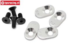LOSB5806 Engine Mount Inserts 17,5-58 LOSI 5T, 4 st.