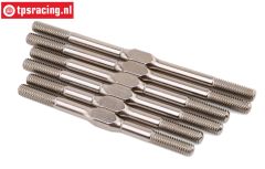 LOS-3702 LOSI 5IVE-T Steel Turnbuckle, set