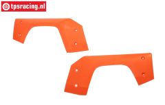 LOS-4011 LOSI 5IVE-T 3.0 Rear Fenders Orange, set