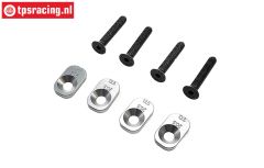 LOS-3633 LOSI 5IVE-TE 3.0 Engine mount plates 13.5/20.5~67T, set