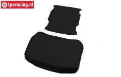 LOS-4006 LOSI 5IVE-T 3.0 Hood & roof Panels Black, set