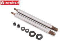 LOS-3627 LOSI 5IVE-T Nutted Shock Shaft FR L88 mm, 2 pcs.