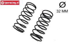 LOS-3749 LOSI 5IVE-T Shock spr. fr. Orange Ø32-Ø3,5 mm, 2 pcs.