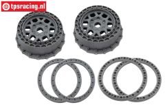 PRO287805 LOSI 5IVE-T 3.0 rims grey, 2 pcs.
