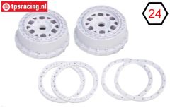 PRO287804 LOSI 5IVE-T 3.0 rims white, 2 pcs.