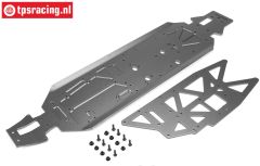 LOS-4155 LOSI 5IVE-TG 3.0 Chassis with brace, Set