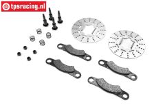 LOS-4167 LOSI 5IVE-T Brake Pads with Discs, Set