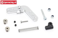 TPS0029/01 Alloy Servo horn 15T Silver DBXL-MTXL, Set